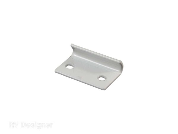 RV Designer Pop Up Camper Latch, Zinc Plated, White
