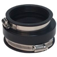 Valterra Flexible Reducer Sewer Coupler, Black