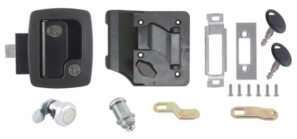 AP Products RV Entry Door Paddle Handle, Black