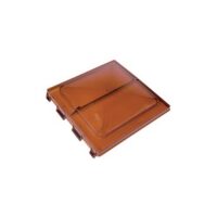Heng's Roof Vent Lid, 14 in., Jensen Hinge, Smoke