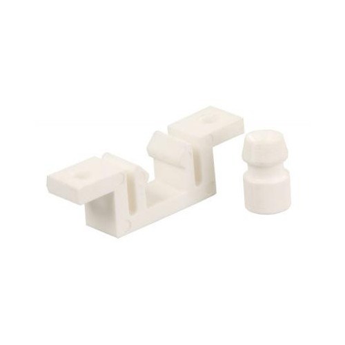 JR Products Folding Door Latch White