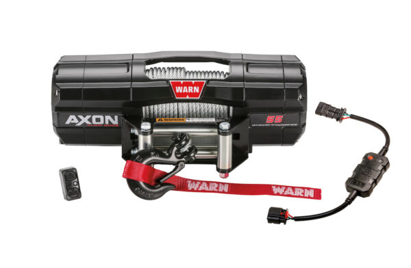 WARN AXON 5500 lb Winch, Wireless, Black