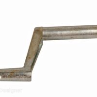RV Designer Roof Vent Crank Handle, Metal, Natural, 1-3/4 Inch