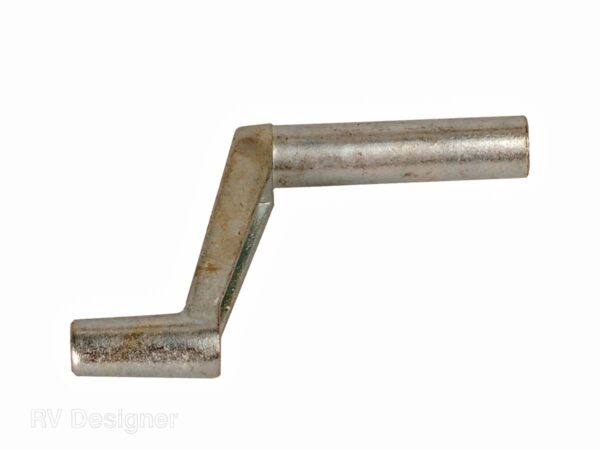 RV Designer Roof Vent Crank Handle, Metal, Natural, 1-3/4 Inch