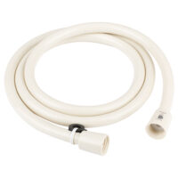 Dura Faucet 60 Inch Shower Head Hose, Bisque Parchment Vinyl with Connector