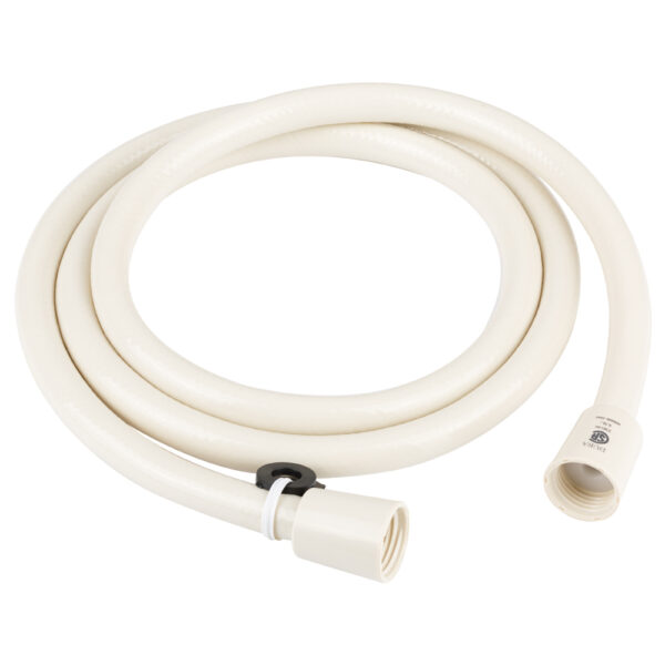 Dura Faucet 60 Inch Shower Head Hose, Bisque Parchment Vinyl with Connector