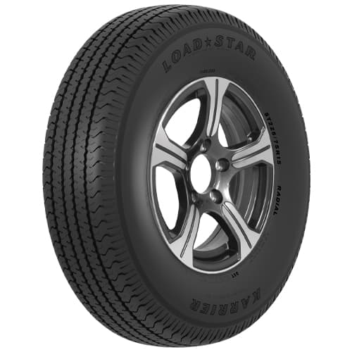 Americana ST-225-75-15 Trailer Tire, Radial, 15 in
