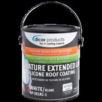 Dicor Signature Extended Life RV Roof Coating, White, Silicone Elastomeric