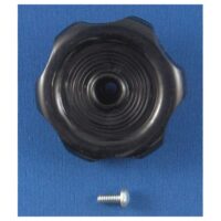 Strybuc Window Crank Knob, Black, 2-1/8 Inch Diameter, 5/16 Inch Shaft
