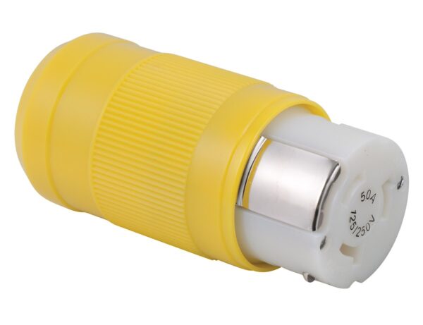 Marinco 50 Amp SS2-50R Female Plug End, Yellow