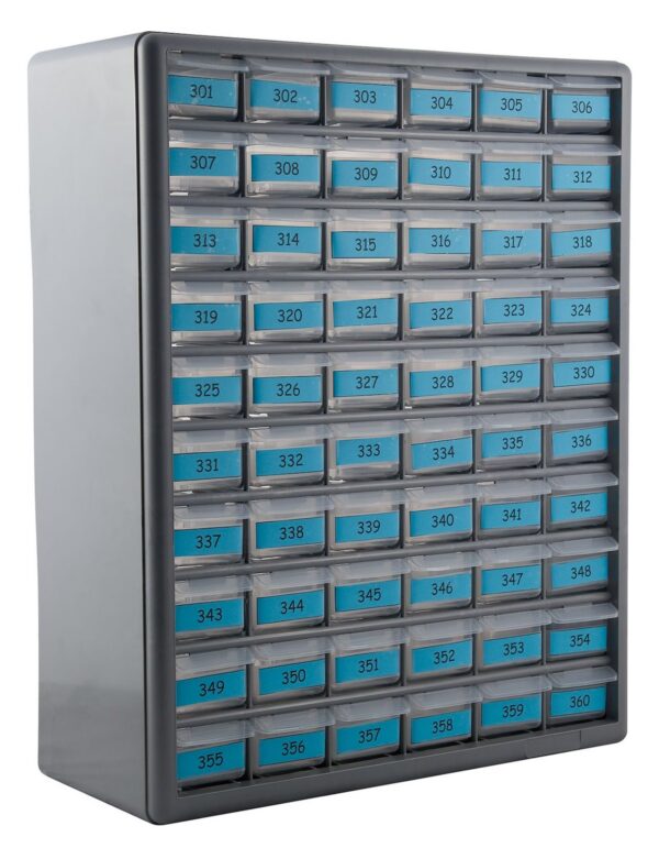 AP Products Gray Key Storage Cabinet, 15x19x7 Inch