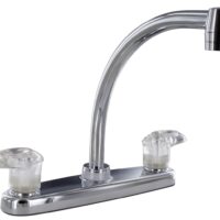 Phoenix Products 8 Inch Kitchen Faucet, High Arc, Chrome Silver
