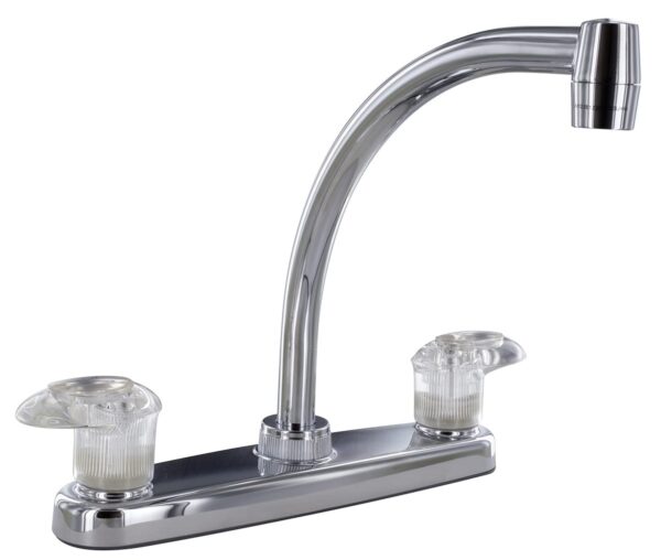 Phoenix Products 8 Inch Kitchen Faucet, High Arc, Chrome Silver