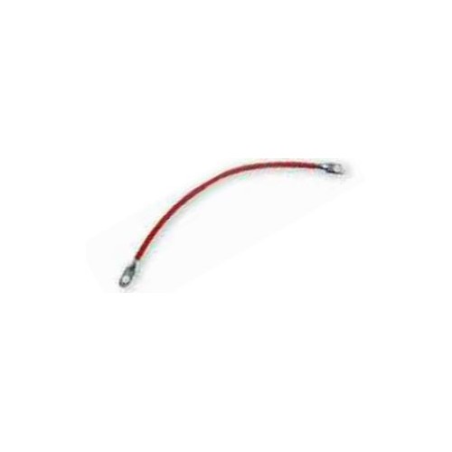 East Penn 2 Gauge Battery Cable, 3/8 Inch Eyelet Ends, 18 Inch, Red Positive