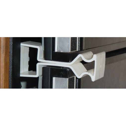Adjust-A-Brush RV Refrigerator Door Vent Prop, White