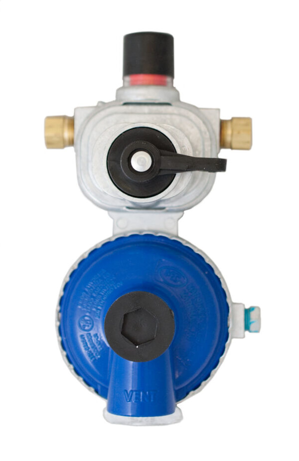 Marshall Excelsior Automatic Changeover Propane Regulator, Low Pressure, 175,000 BTU, Vertical, 2-Stage