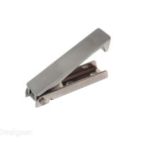 RV Designer Stainless Steel Door Catch, Square, Silver, Set of 2