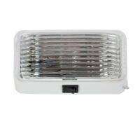 Arcon LED Porch Light with Switch, 5-3/4" x 3-1/2", Rectangular, White Base