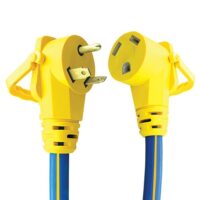 AP Products 25 Foot 30 Amp RV Power Cord, Blue