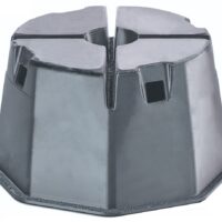 Stromberg Carlson Leveling Jack Foot Pad, Polycarbonate, 10 x 12 x 7 Inch, Single