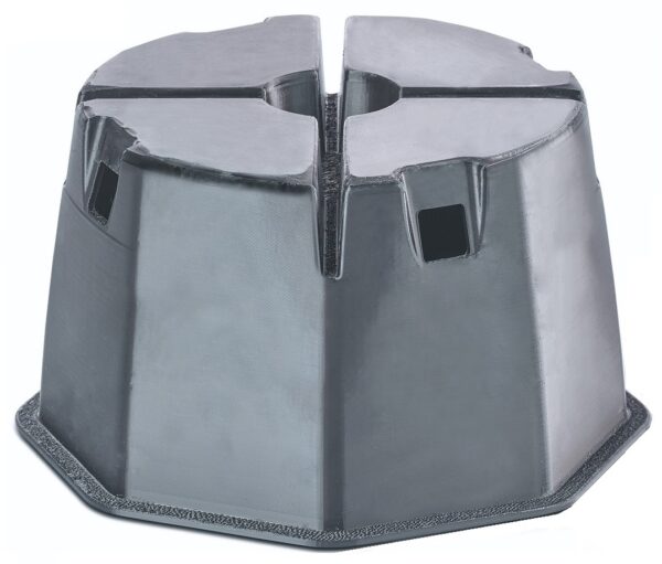 Stromberg Carlson Leveling Jack Foot Pad, Polycarbonate, 10 x 12 x 7 Inch, Single