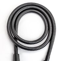 Dura Faucet 60 Inch Stainless Steel Shower Hose, Black