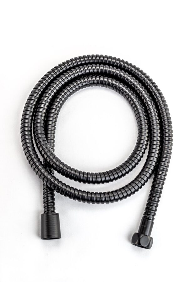 Dura Faucet 60 Inch Stainless Steel Shower Hose, Black