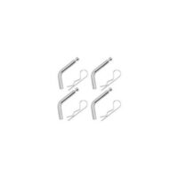Reese Trailer Hitch Pin Clip Set, 4 Pieces, Silver