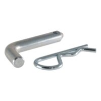 CURT 1/2 Inch Bent Hitch Pin with Clip, Zinc Plated