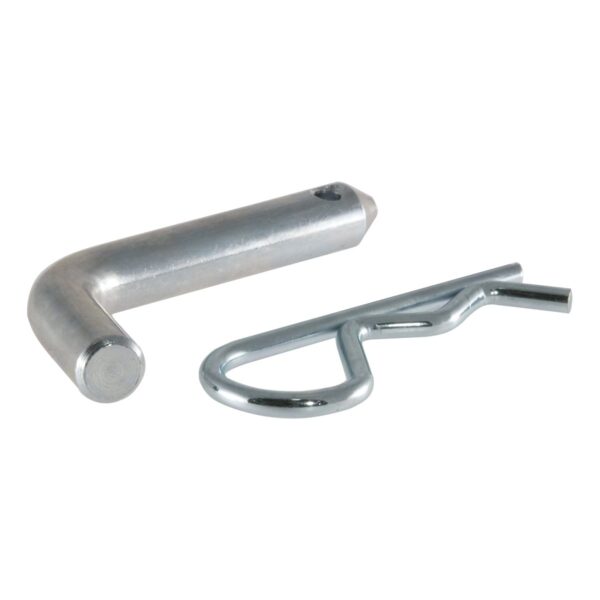 CURT 1/2 Inch Bent Hitch Pin with Clip, Zinc Plated