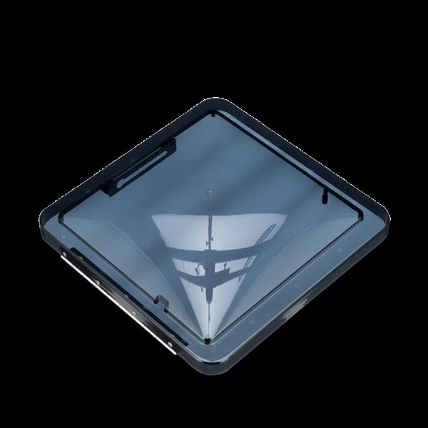 Dometic 14 x 14 Inch Roof Vent Lid, Smoke Polycarbonate, Hinged