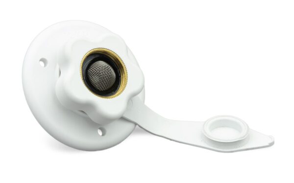 B&B Molders Fresh Water Inlet Polar White