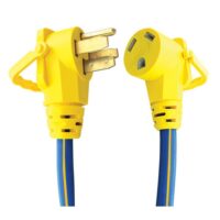 AP Products 18 Inch 50 to 30 Amp Adapter, Yellow