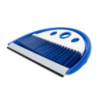 Camco Whiskbroom and Dustpan Set, Blue