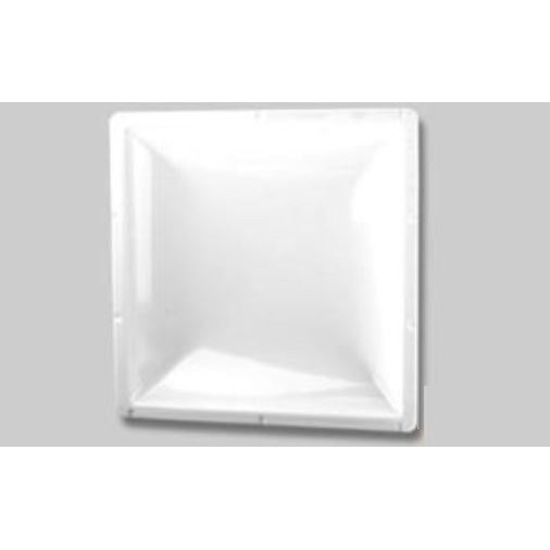 Specialty Recreation, Square Skylight, White dome, 24 x 24 in flange, 4 Inch in dome height