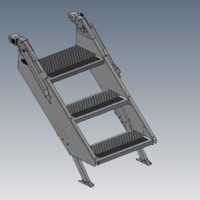 MORryde Step Above 3-Step RV Entry System, 500 lb Capacity, Black