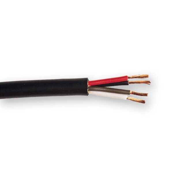 East Penn 4-Wire Trailer Cable, 14 Gauge, 100 Feet, PVC Bonded