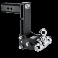B&W Triple Ball Mount, 2-1/2 Inch Receiver, Swivel, 18,000 Pound Capacity