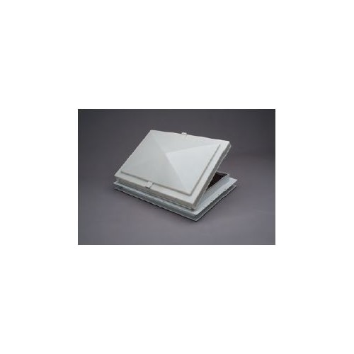 Heng's Manual Escape Hatch, 15x22 in. Opening, Aluminum Screen