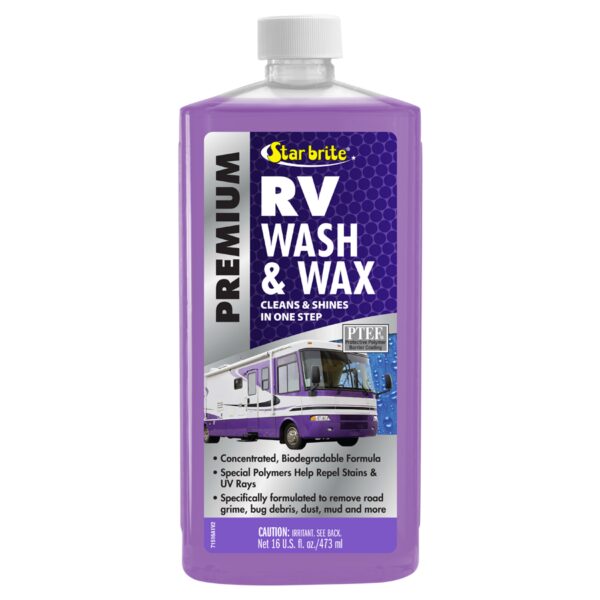 Star Brite RV Wash and Wax, 16 Ounce Bottle