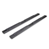 TrailFX A4 Series Hexagonal Nerf Bar, 4-1/2 Inch, Black, Rocker Panel Mount
