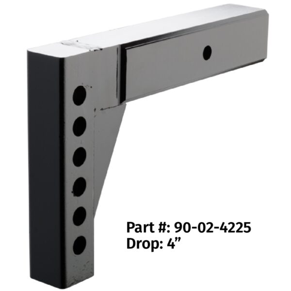 Equal-i-zer Weight Distribution Hitch Shank, 2-1/2 Inch, 8-Inch Rise, 4-Inch Drop