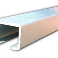 JR Products 96-inch Type A Curtain/Door Track, Silver Aluminum