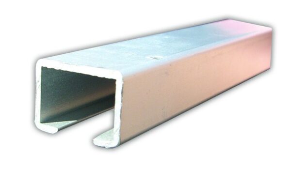 JR Products 96-inch Type A Curtain/Door Track, Silver Aluminum