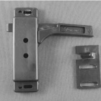 Strybuc Right-Hand Window Latch, 1-1/8 Inch Lever, Black
