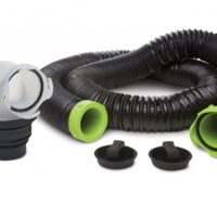 Thetford Titan Sewer Hose, 3 Inch, 15 Feet Extended, Black