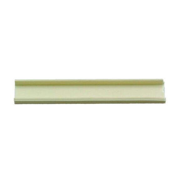 AP Products Trim Insert, 9/16 Inch x 8 Feet, Colonial White Plastic