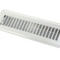 JR Products Heating/Cooling Register 11-1/2x3-3/4 Inch, White with Damper