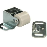 JR Products Door Catch, Roller, Silver