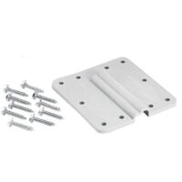 Winegard RV TV Cable Entry Plate, Dual, Silver